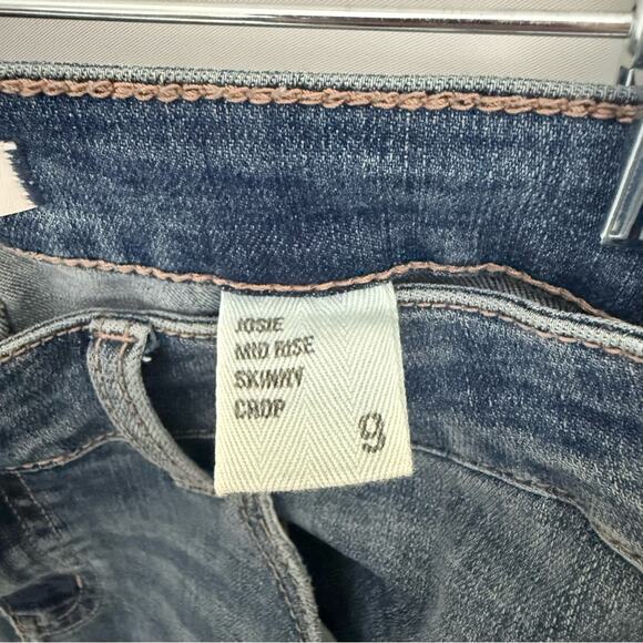 Eunina Ripped Skinny Crop Jeans Size 9 - Picture 10 of 10